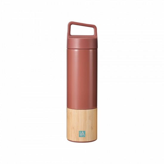 Термос Line Art Macao 550мл, колір світло-коричневий/бамбуковий  - 20202LA-18