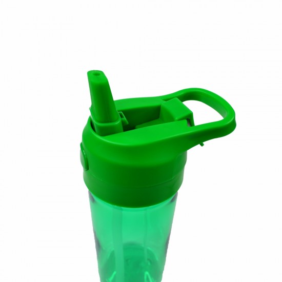 Пляшка для води Line Art Bright 440 мл, колір зелений  - 20221LA-04