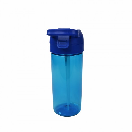 Пляшка для води Bright, тританова, 440 мл, колір синій - 20221wb-03