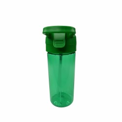 Пляшка для води Bright, тританова, 440 мл, колір зелений - 20221wb-04