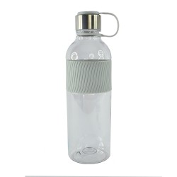 Пляшка для води Line Art Limpid 850 мл, колір сірий - 20222LA-07