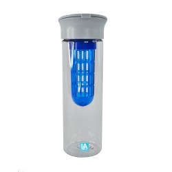 Пляшка для води Line Art Clear 800 мл, колір сірий/синій  - 20223LA-03