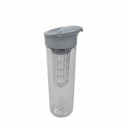 Пляшка для води Clear, тританова, 800 мл, колір сірий - 20223wb-07