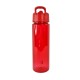 Пляшка для води Line Art Glassy 660 мл, колір червоний - 20224LA-02
