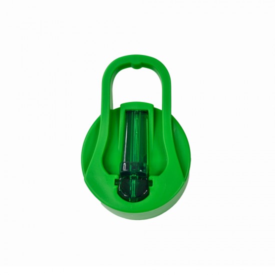 Пляшка для води Line Art Glassy 660 мл, колір зелений - 20224LA-04