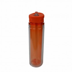 Пляшка для води Liquid, тританова, 620 мл, колір помаранчевий - 20225wb-06
