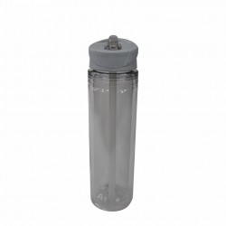 Пляшка для води Liquid, тританова, 620 мл, колір сірий - 20225wb-07