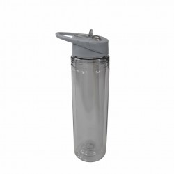 Пляшка для води Liquid, тританова, 620 мл, колір сірий - 20225wb-07