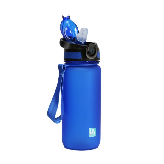 Пляшка для води Line Art Merlo 600 мл синя - 60013818LA-03