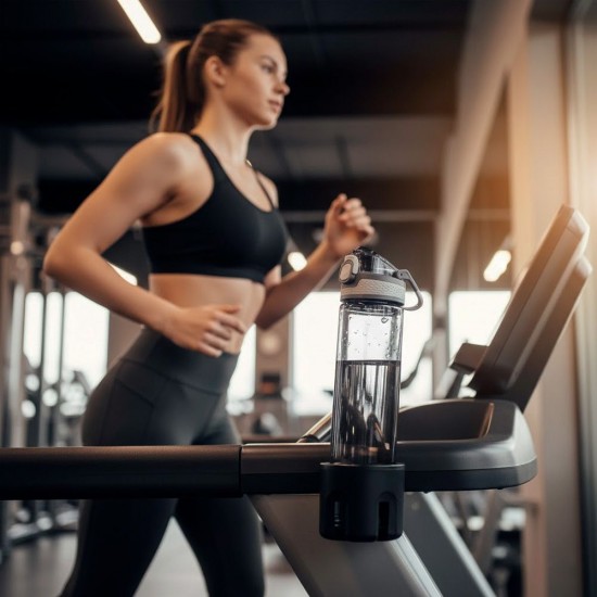 Пляшка для води Line Art Rosario 600 мл сіра - 60013918LA-07