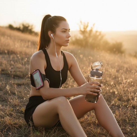 Пляшка для води Line Art Paraná 600 мл сіра - 60014018LA-07