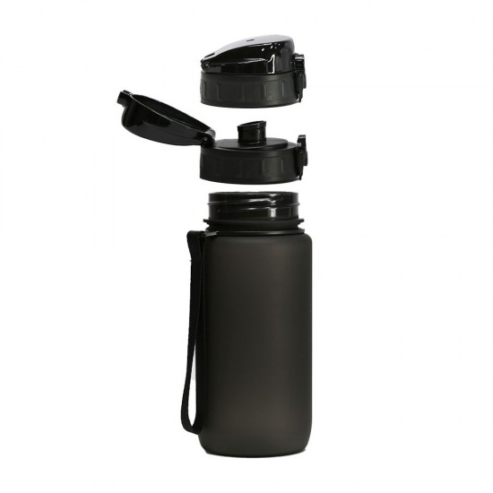 Пляшка для води Line Art La Plata 600 мл чорна - 60014118LA-01