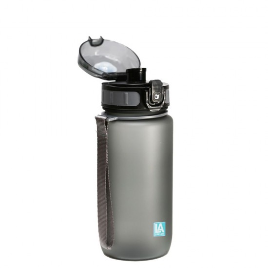 Пляшка для води Line Art La Plata 600 мл сіра - 60014118LA-07