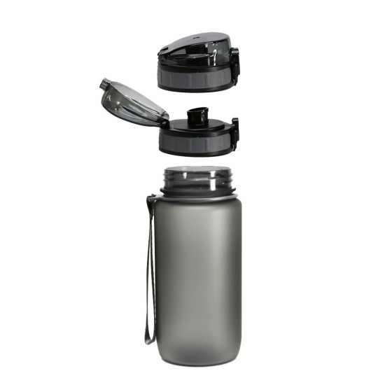 Пляшка для води Line Art La Plata 600 мл сіра - 60014118LA-07