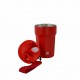 Термокружка Line Art Comfy, 380 мл, колір червоний - 8084LA-02